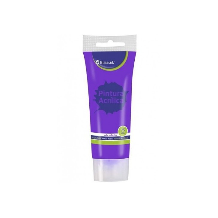 BOTE PINTURA ACRILICA 75 ML MORADO BISMARK 328524