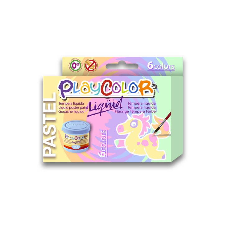 Playcolor Liqüid Pintura para carteles 40 ml 6 pieza(s)