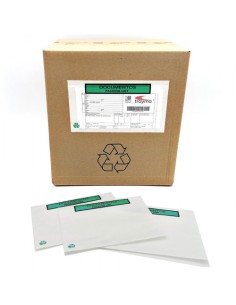 CAJA 1000 SOBRES ADHESIVOS PACK LIST 100% PAPEL 240X175 MM IMPRESO DOCUMENTOS PACKING LIST S2758 F-P