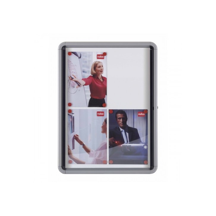 VITRINA NOBO DE INTERIOR FONDO METAL 6 X A4 HOJAS NOBO 1902558
