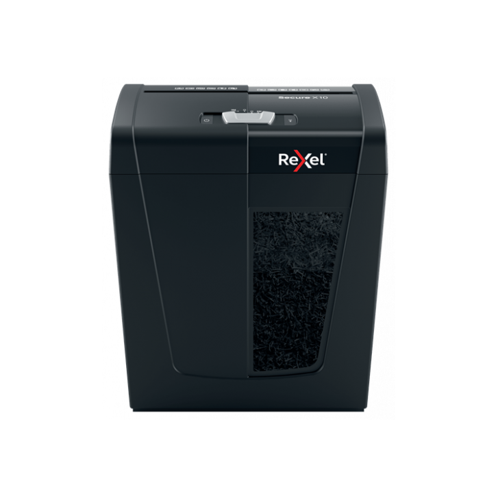 Rexel Secure X10 triturador de papel Corte cruzado 70 dB Negro