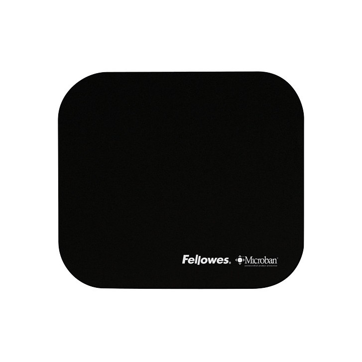 ALFOMBRILLA RATÓN NEGRO CON PROTECCIÓN MICROBAN FELLOWES 5933907