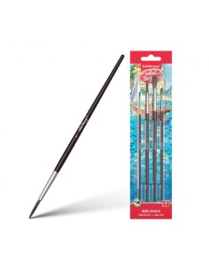 SET PINCELES PARA ACUARELAS Y TEMPERAS, PELO DE CABALLO, 4 UDS. ARTBERRY 36123
