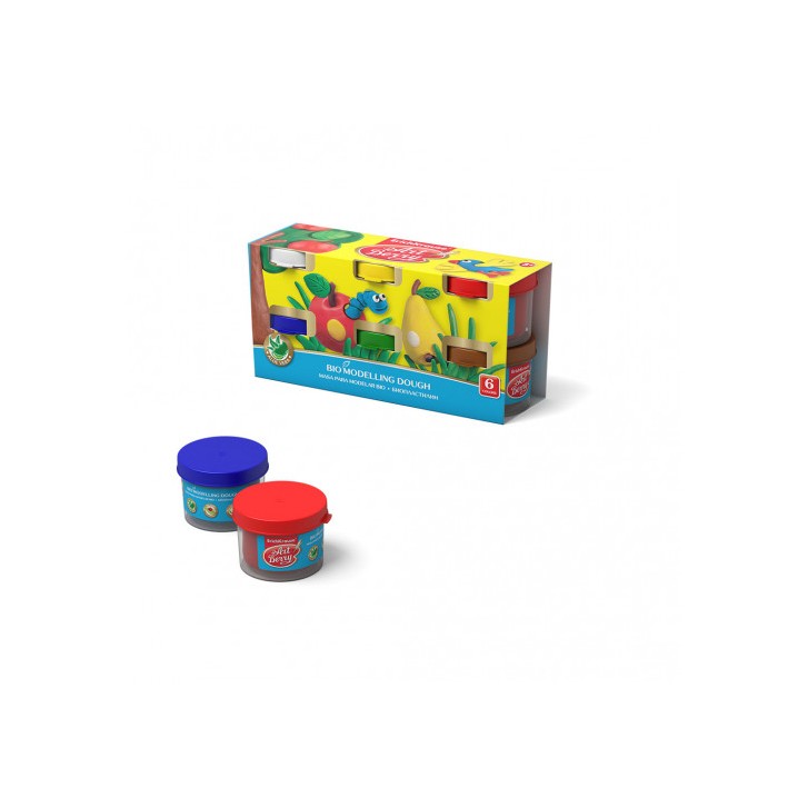SET MASA PARA MODELAR BIO CON ALOE VERA 6 COLORES POR 35G ARTBERRY 41770