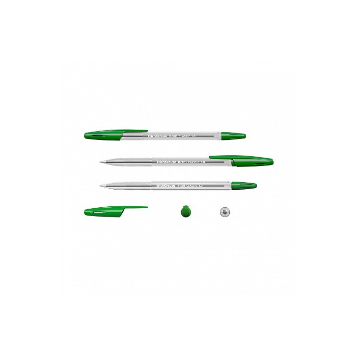 BOLÍGRAFO R-301 CLASSIC STICK 1.0, TINTA COLOR: VERDE ERICH KRAUSE 43187