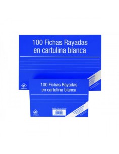 100 FICHAS DE CARTULINA LISA (200X120 MM) N. 4 MARIOLA 3114L