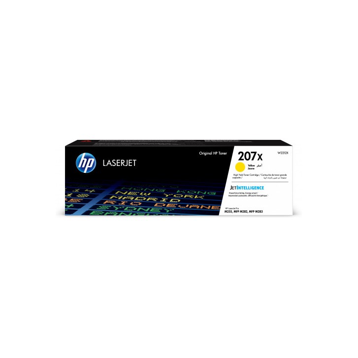 HP TONER 207X AMARILLO LASERJET M255/M282 (W2212X)