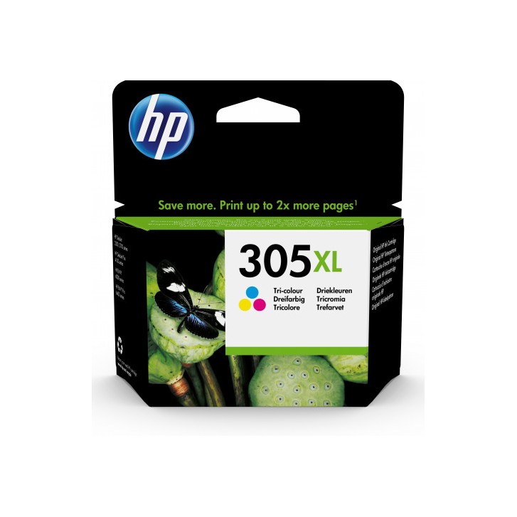 CARTUCHO DE TINTA HP Nº 305XL TRICOLOR (3YM63AE)