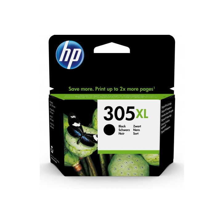 CARTUCHO DE TINTA HP Nº 305XL NEGRO ALTA CAPACIDAD (3YM62AE)