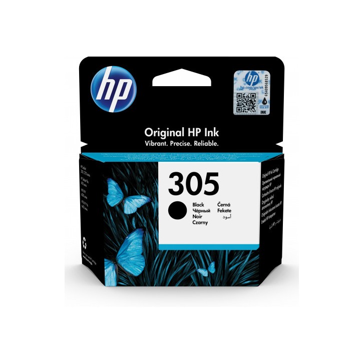 CARTUCHO DE TINTA HP Nº 305 NEGRO (3YM61AE)