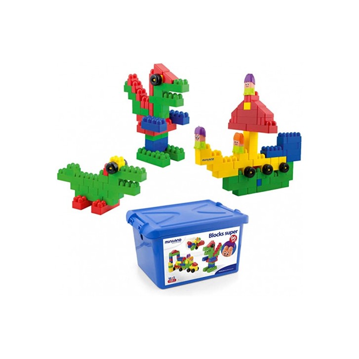 JUEGO SUPER BLOCKS 96 PIEZAS MINILAND 32338