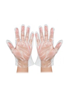 BOLSA DE 100 GUANTES HIGIENICOS DESECHABLES TRANSPARENTES TALLA ÚNICA ED0024CT3