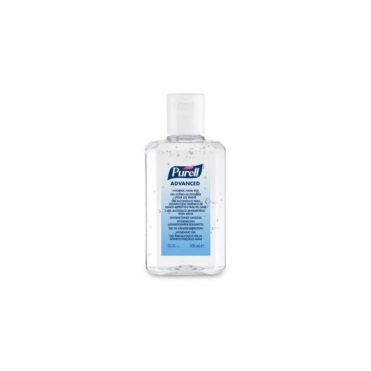 BOTE DE 100 ML GEL HIDROALHOLICO ADVANCE FLIP TOP PURELL JA096