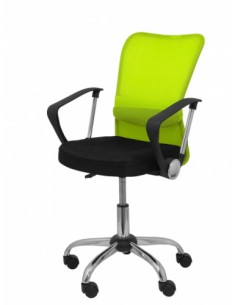 SILLA INFANTIL CARDENETE RESPALDO MALLA VERDE ASIENTO NEGRO PIQUERAS Y CRESPO 238GVNE