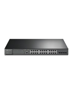 TP-LINK 24 PUERTOS POE + COMPATIBLES CON 802.3AT / AF, PROPORCIONAN CONEXIONES DE ALTA VELOCIDAD,APROVISIONAMIENTO SIN INTERVENC