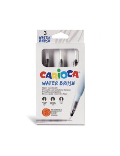 Carioca Pinceles Recargables Water Brush - 3 Uds