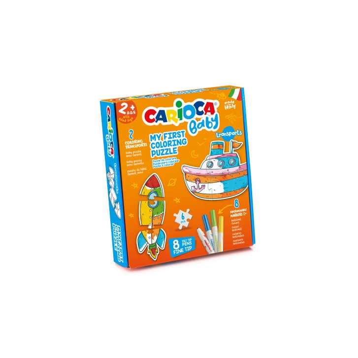 Carioca Puzle para Colorear Transports BABY