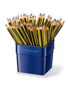BOTE EXPOSITOR 72 PZAS LÁPIZ GRAFITO TRIANGULAR JUMBO NORIS 119 STAEDTLER 119 T72