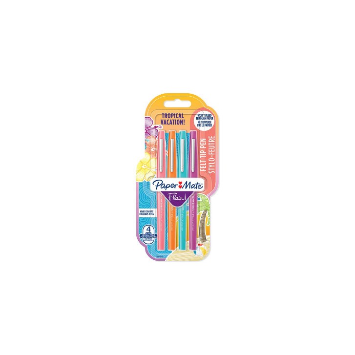 FLAIR M. TROPICAL VACATION BL4 PAPER MATE 2032363