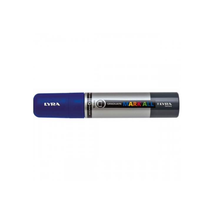 MARCADOR PERMANENTE MARK ALL AZUL OSCURO 15 MM LYRA GROOVE L6840050