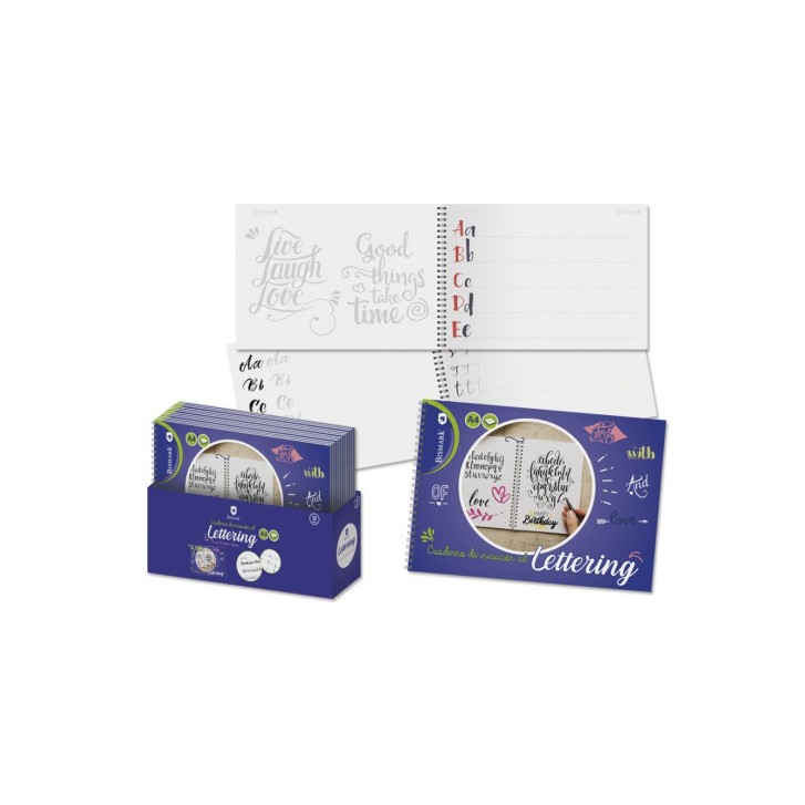 Bismark Cuaderno Lettering A4 -32 Hojas Con Espiral