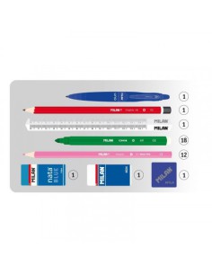 PLUMIER 2 PISOS CON CONTENIDO BE ATOMIC, NEGRO MILAN 081264BTM 2