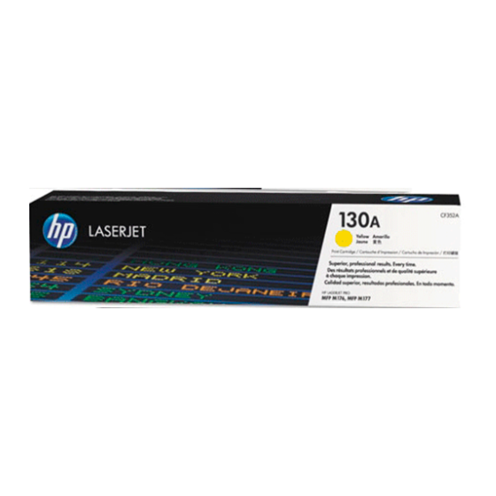 HP CF352A AMARILLO TONER ORIGINAL Nº130A