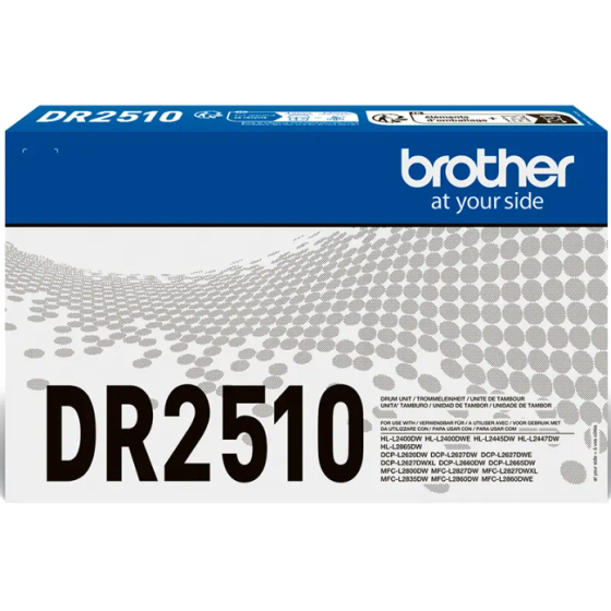 Brother Original DR2510 Negro Tambor de Imagen para Brother