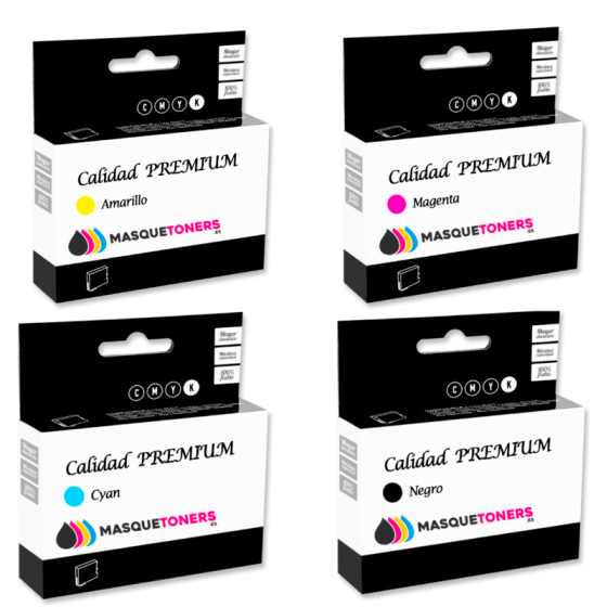 Compatible Epson 604XL Pack de 4 Cartuchos de Tinta Premium