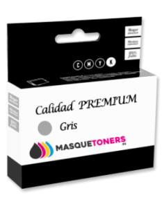 PREMIUM Compatible Canon CLI571XL Gris Cartucho de Tinta